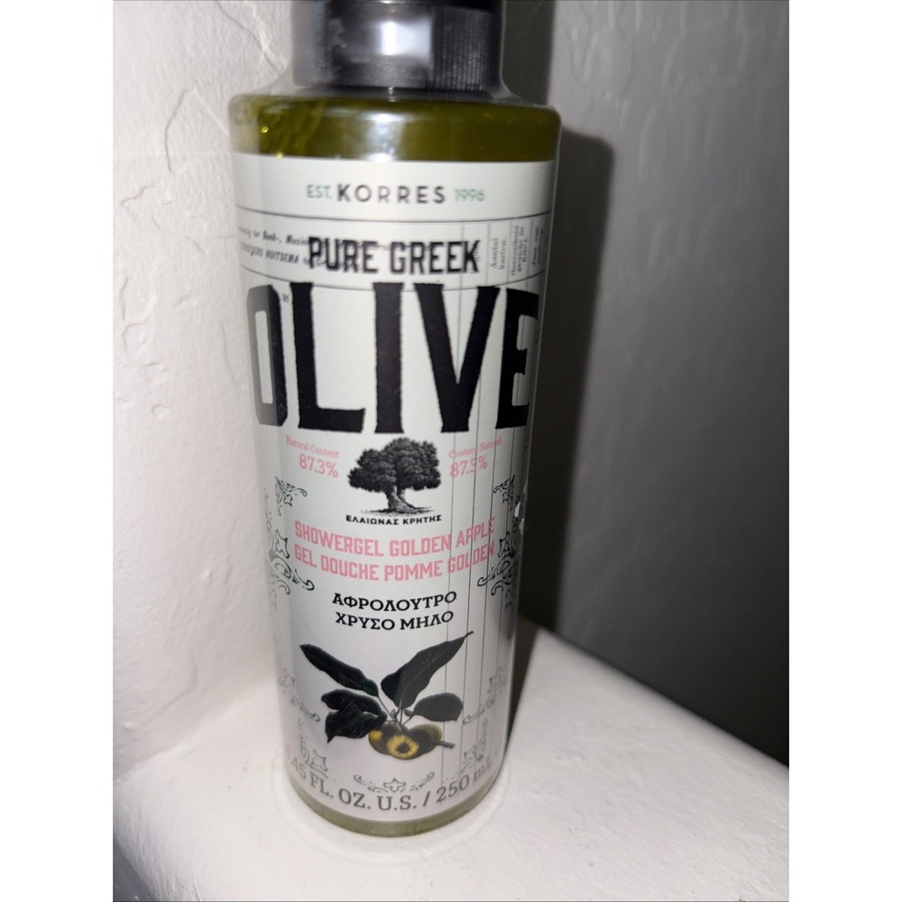 Korres PURE GREEK OLIVE Shower Gel 8.45 oz / 250ml New